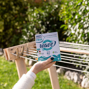 Wave Classic ленти за пране | Wave Sensitive ленти за пране хипоалергични без аромат | Перилни кърпички за цветно и бяло пране | Натурални кърпички за пране | Laundry detergent sheets | AmorLife | Wave Washing | Made in Italy