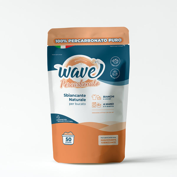 Wave Percarbonato еко препарат срещу петна, натриев перкарбонат | AmorLife | Wave Washing | Made in Italy