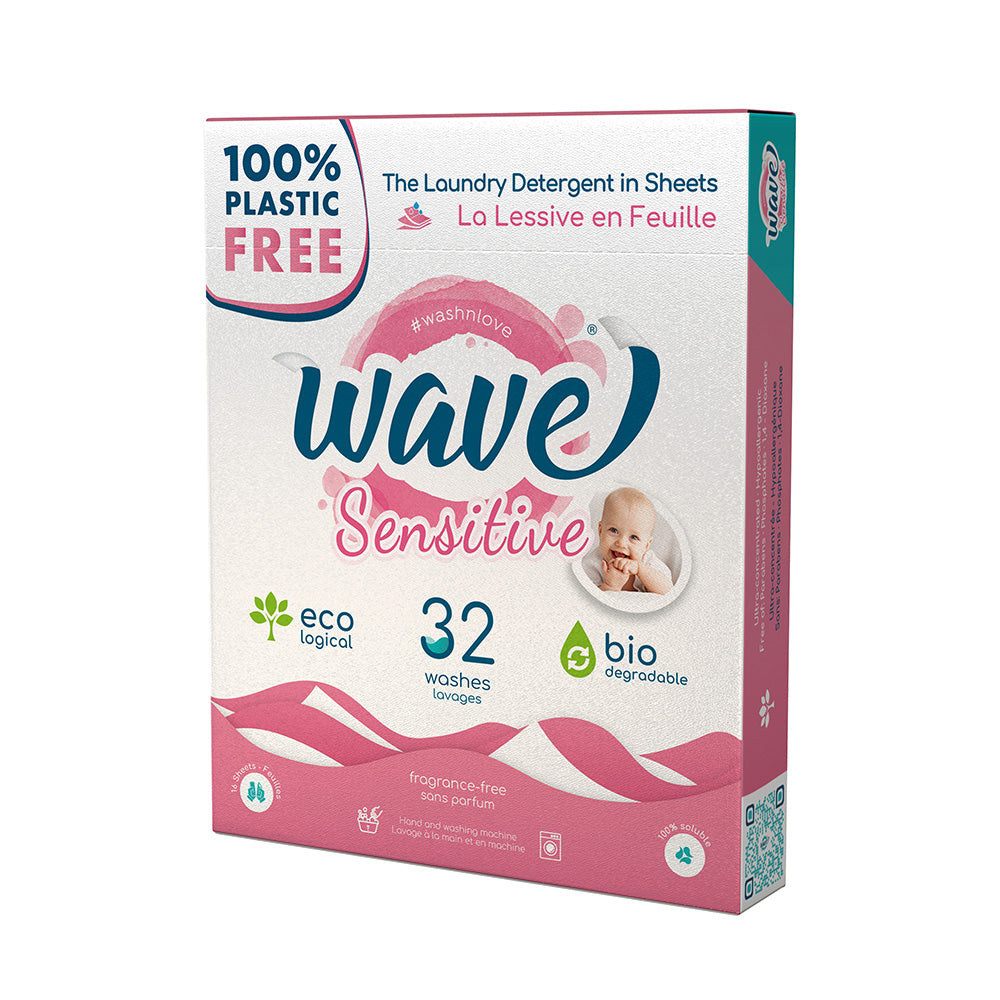 Wave Classic ленти за пране | Wave Sensitive ленти за пране хипоалергични без аромат | Перилни кърпички за цветно и бяло пране | Натурални кърпички за пране | Laundry detergent sheets | AmorLife | Wave Washing | Made in Italy