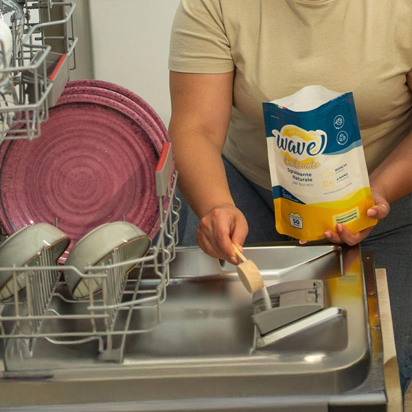 Wave Carbonato еко обезмаслител, натриев карбонат за съдомиялна машина | AmorLife | Wave Washing | Made in Italy