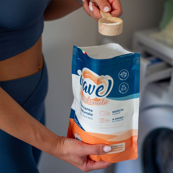 Wave Percarbonato еко препарат срещу петна, натриев перкарбонат | AmorLife | Wave Washing | Made in Italy